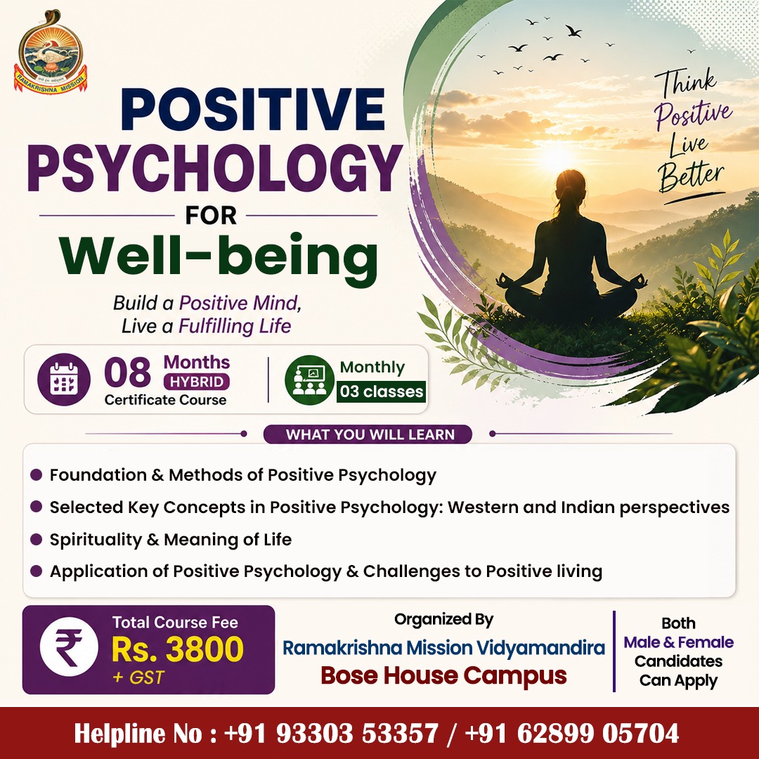 POSITIVE PSYCHOLOGY FOR WELLBEING